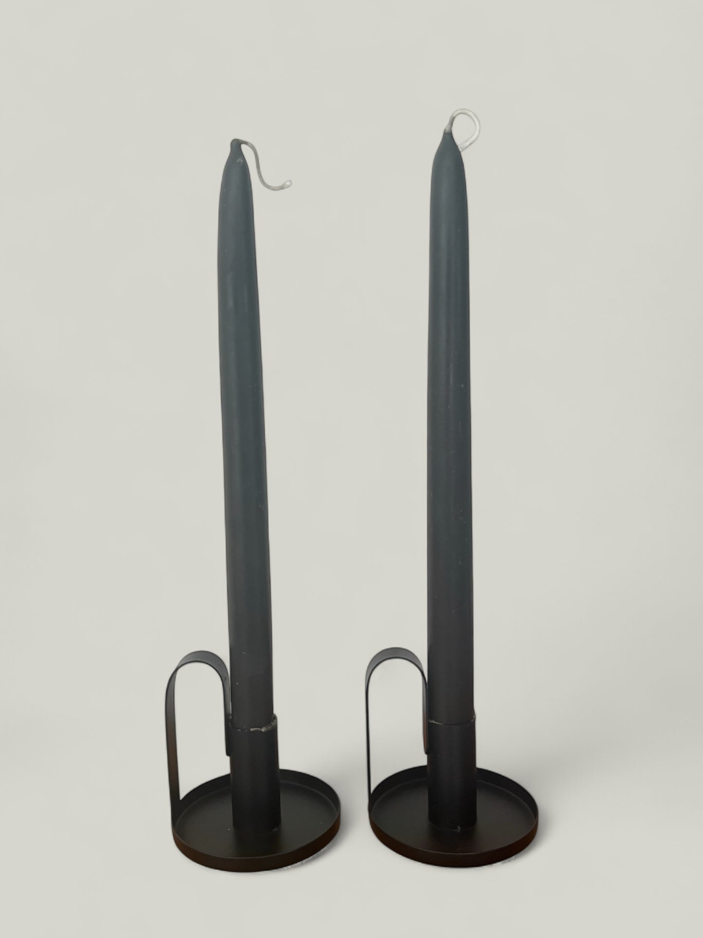 Black Beeswax Tapers