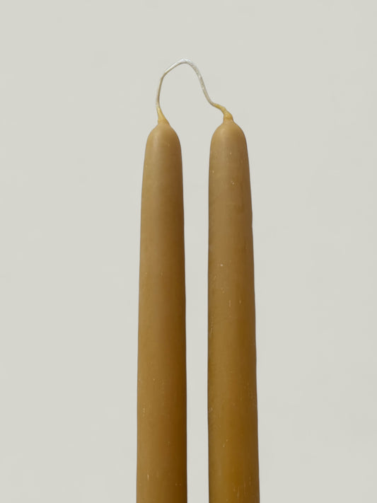 Natural Beeswax Tapers